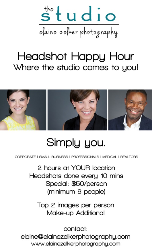 Headshots for all businesses...Big and Small (and individuals!)