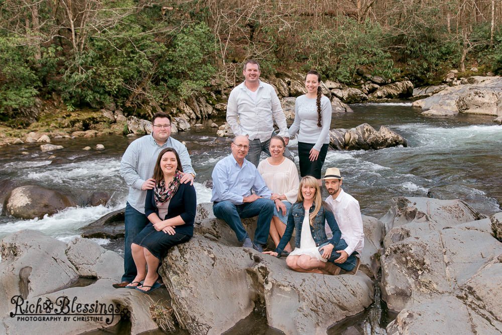 The Brasel Family - Family Photographer in Gatliburg, Great Smoky Mountains National Park 