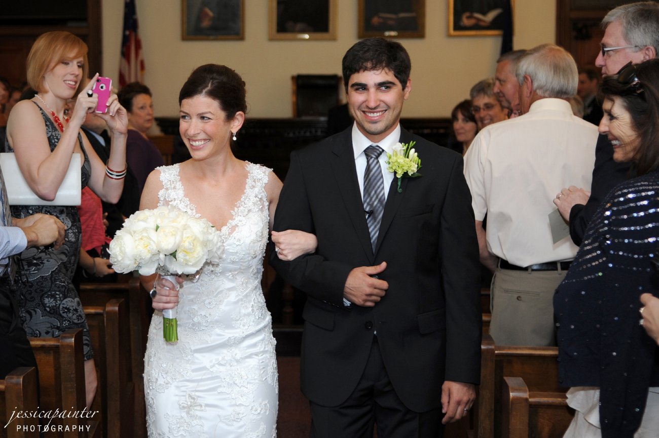 wedding ceremony, bride and groom, albany wedding photographer