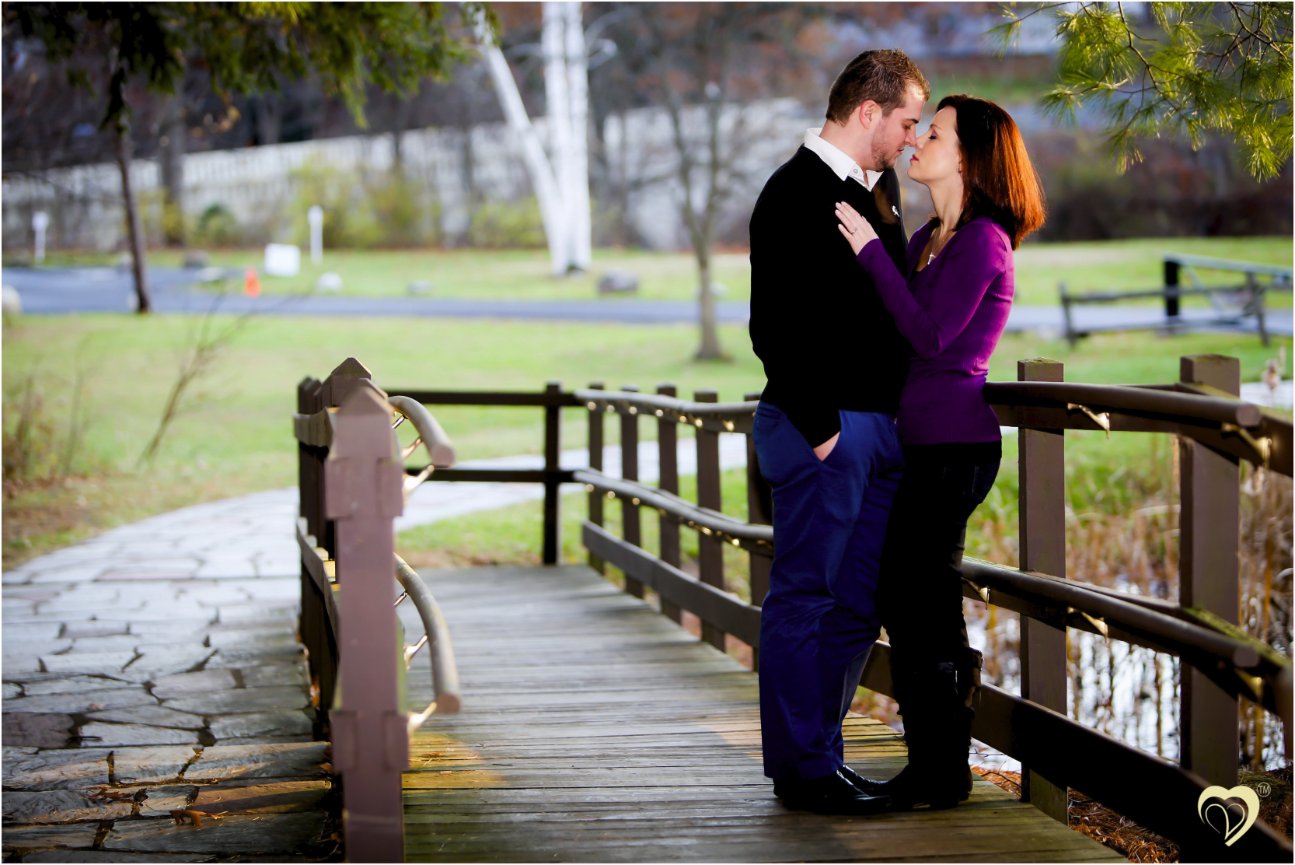 Cushing Park framingham MA -  Matthew and stephanie Engagement Photo Session 