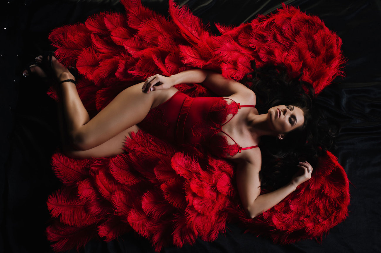 Mr. & Mrs. L's Couples Boudoir Session