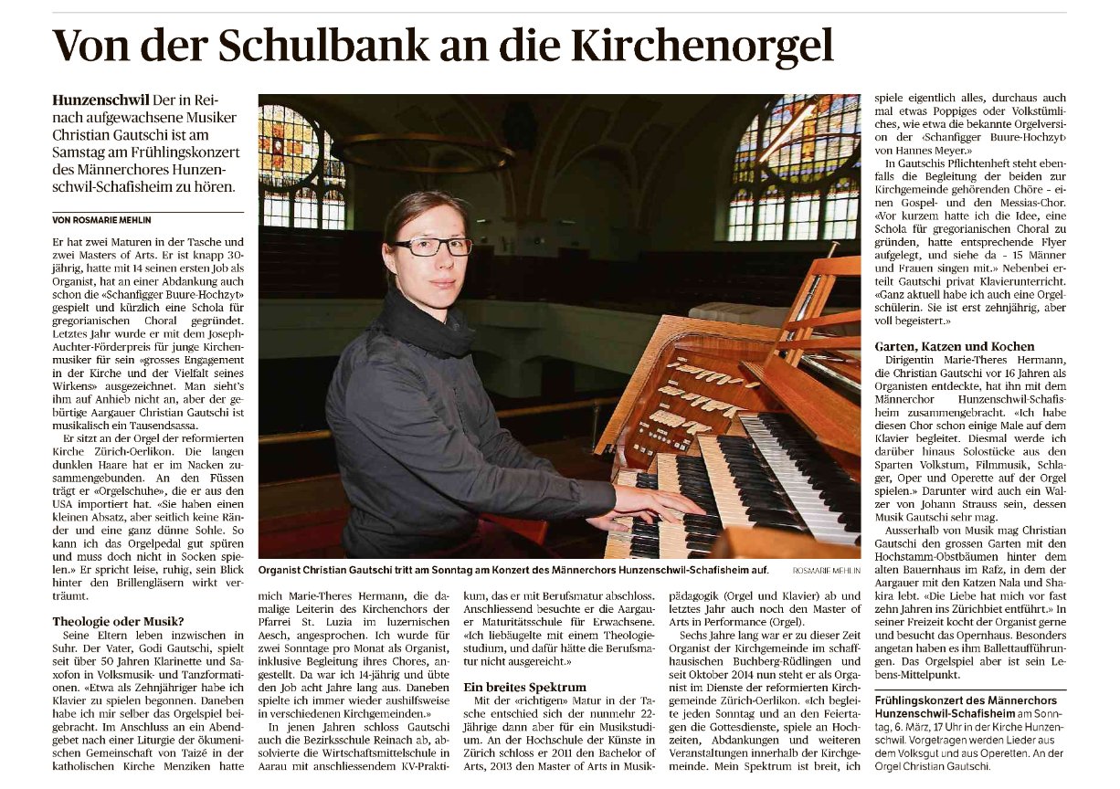 Aargauer Zeitung 1. März 2016