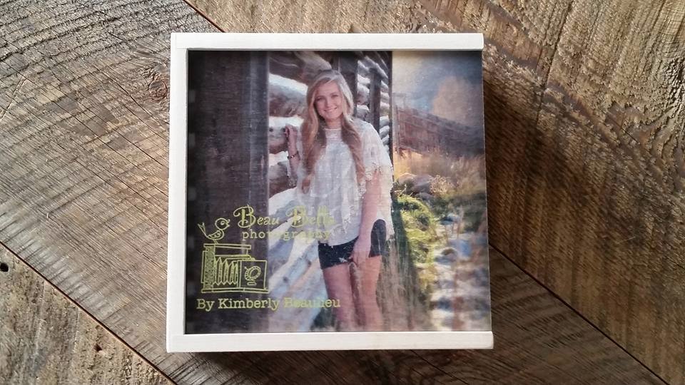 Senior Photography Keepsake Wooden Box