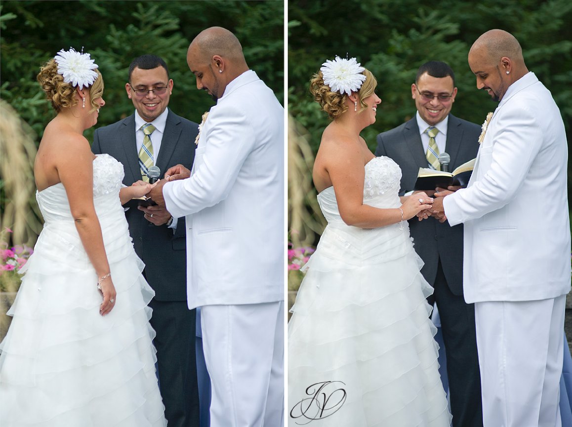 Settle Hill Tree Farm Wedding ,Albany Wedding Photographer, Michele and Sean, wedding ceremony photo, wedding photo, wedding ring photos