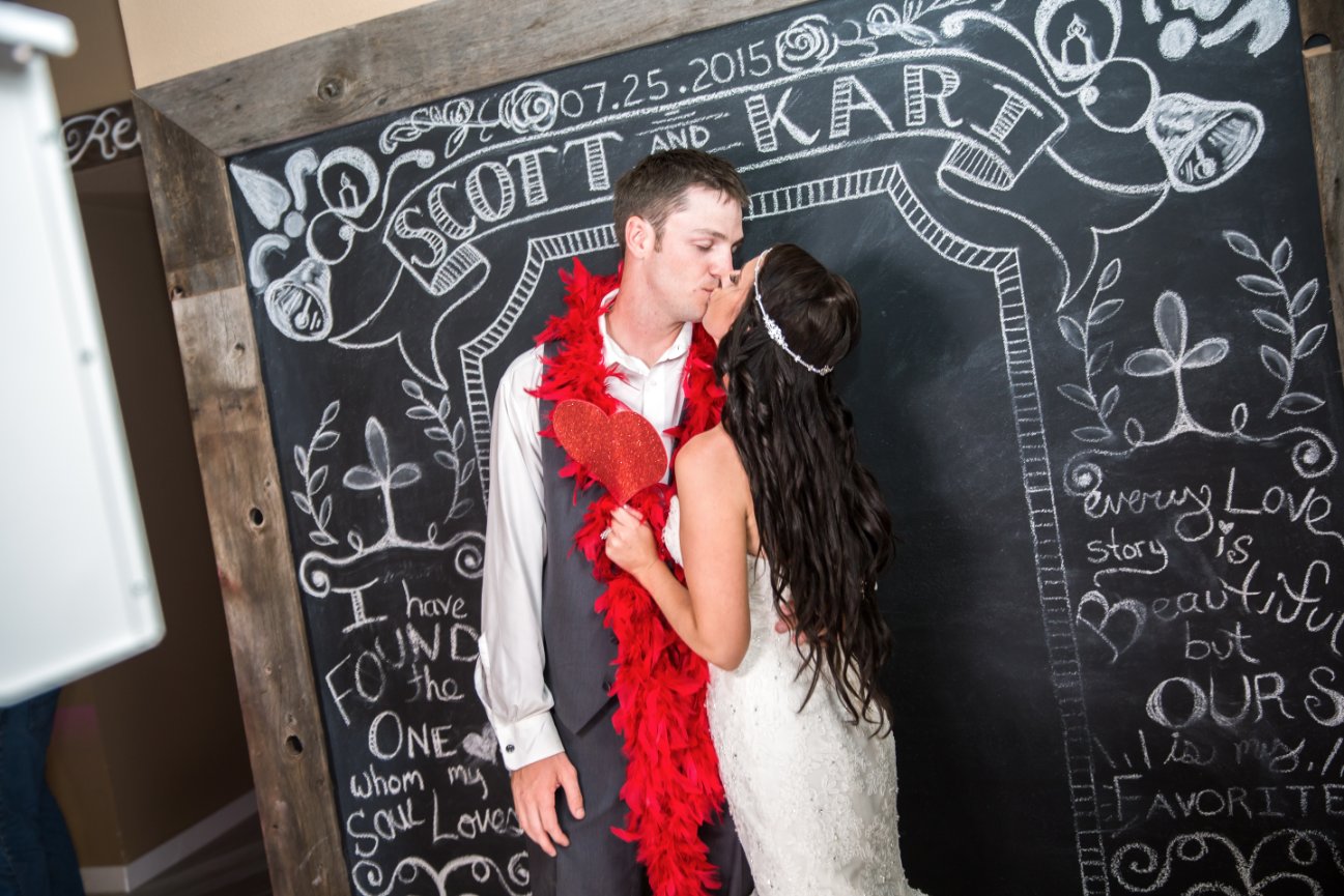 photo booth rental for a wedding