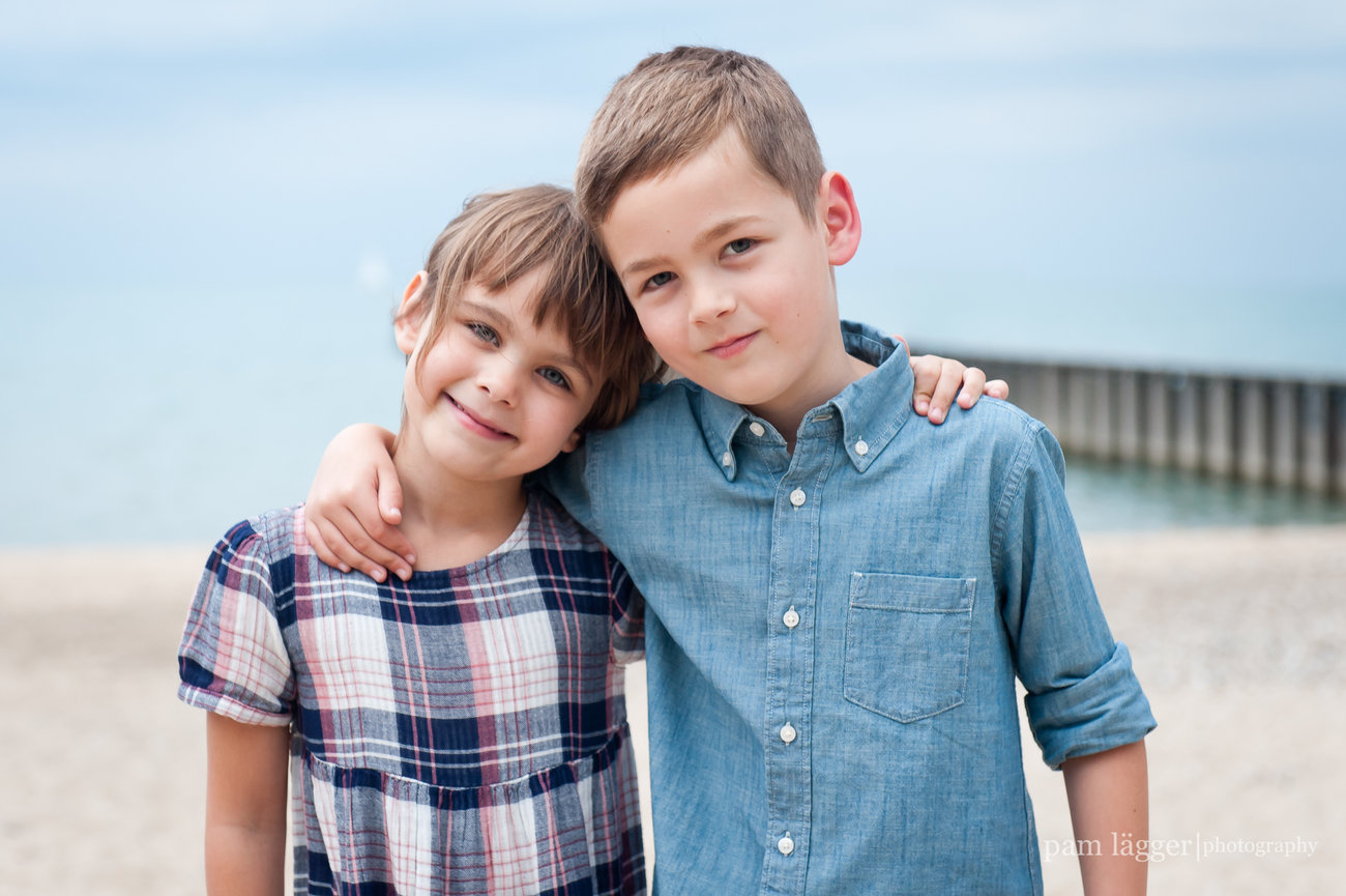 fall beach session [evanston family photographer]