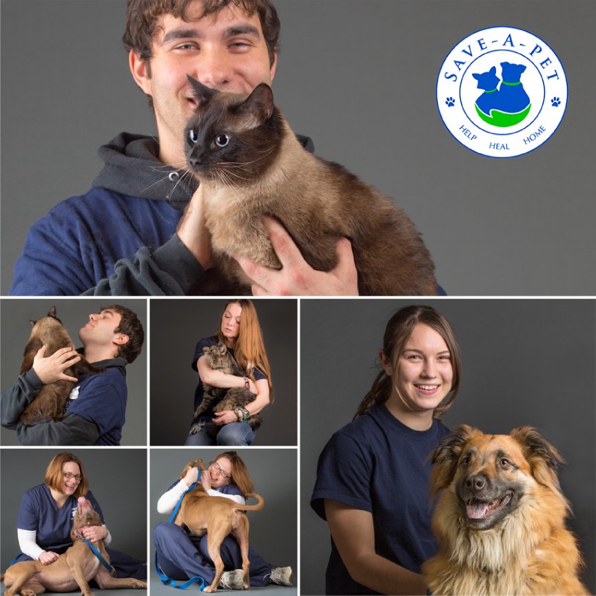 Save-A-Pet Staff Collage