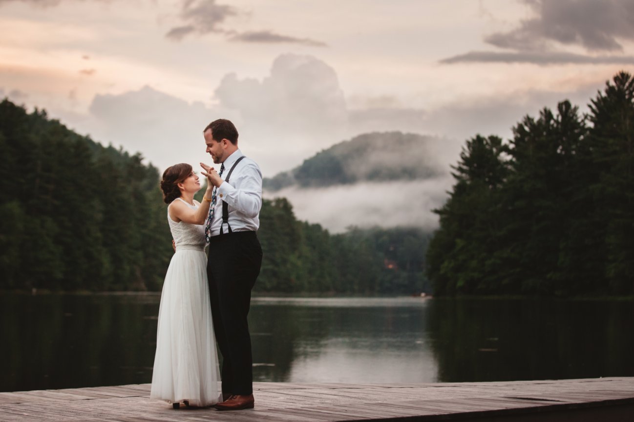 Canyon Kitchen at Lonesome Valley Wedding - Sapphire, NC