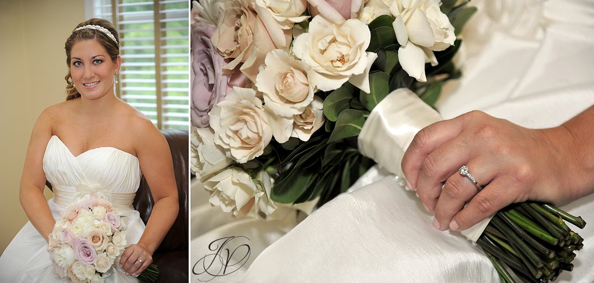 Saratoga Wedding Photographer, Mohawk River Country Club & Chateau, Beautiful bride photo, bride and flowers