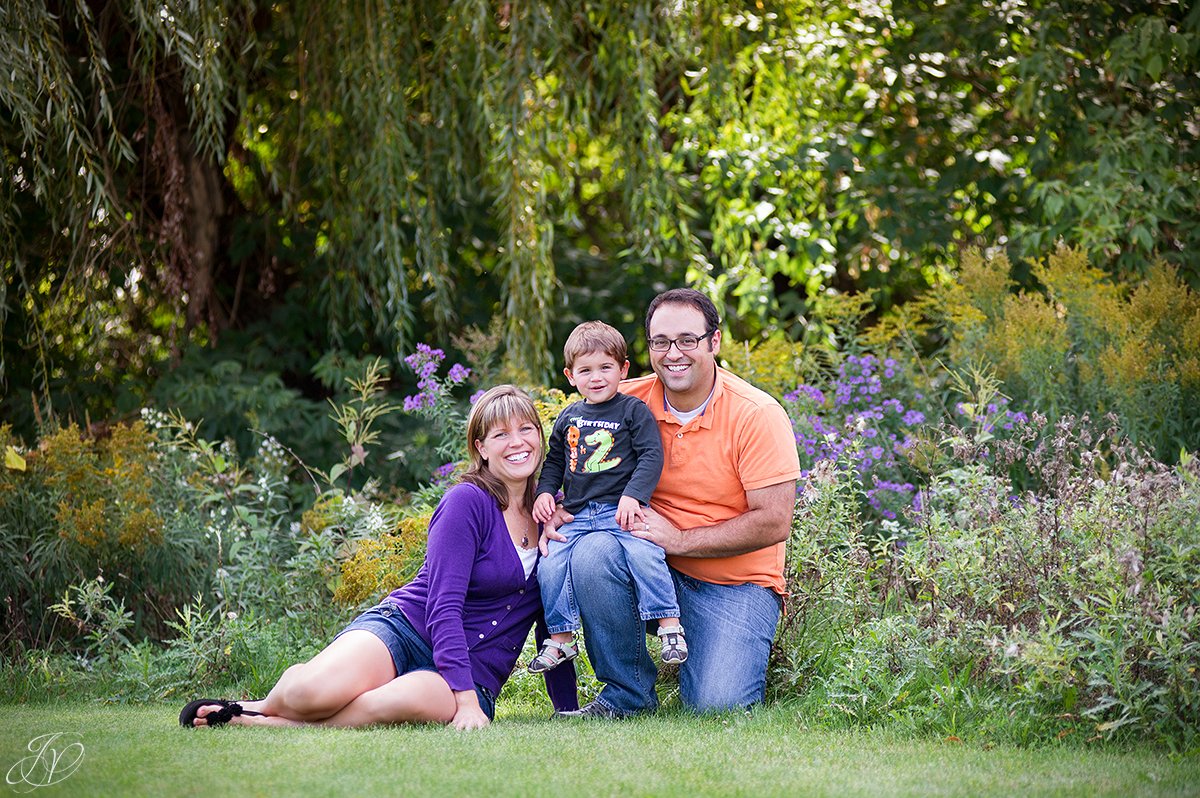 family portrait two year old