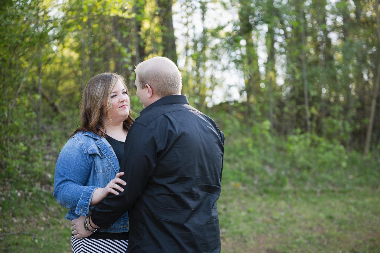 ERICA + RYAN's Love Story - Riverwalk Engagement Session - Jeni Buchanan Photography