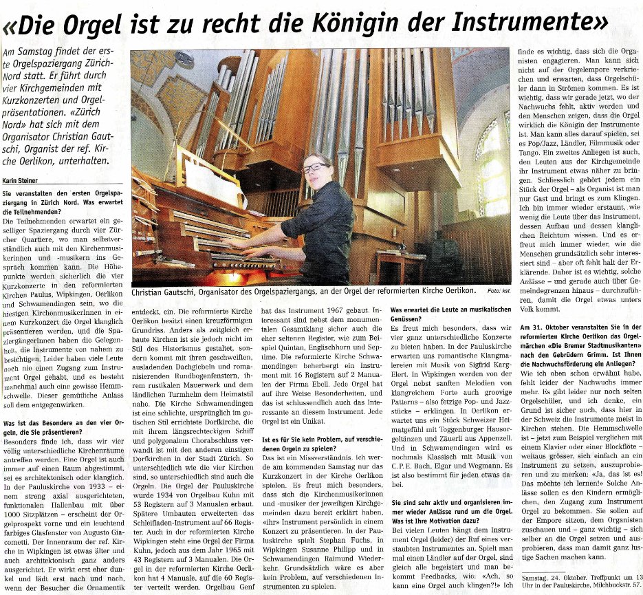 Zürich Nord 22. Oktober 2015