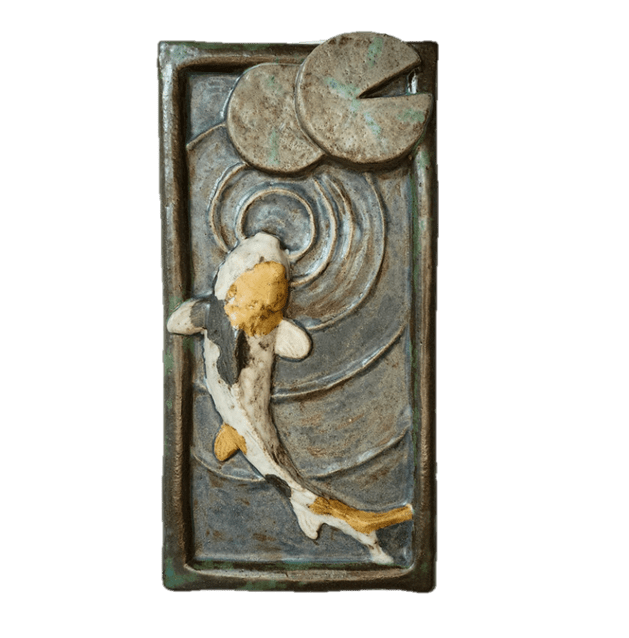 Multicolored Koi Tile - Bottom