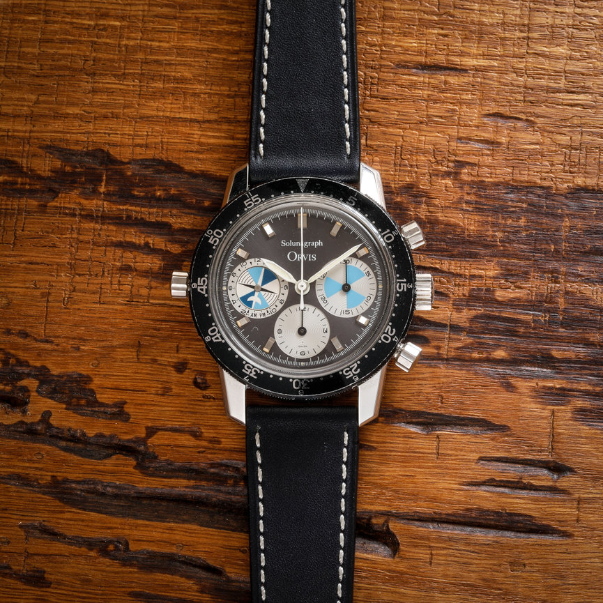 Orvis square dial online chronograph