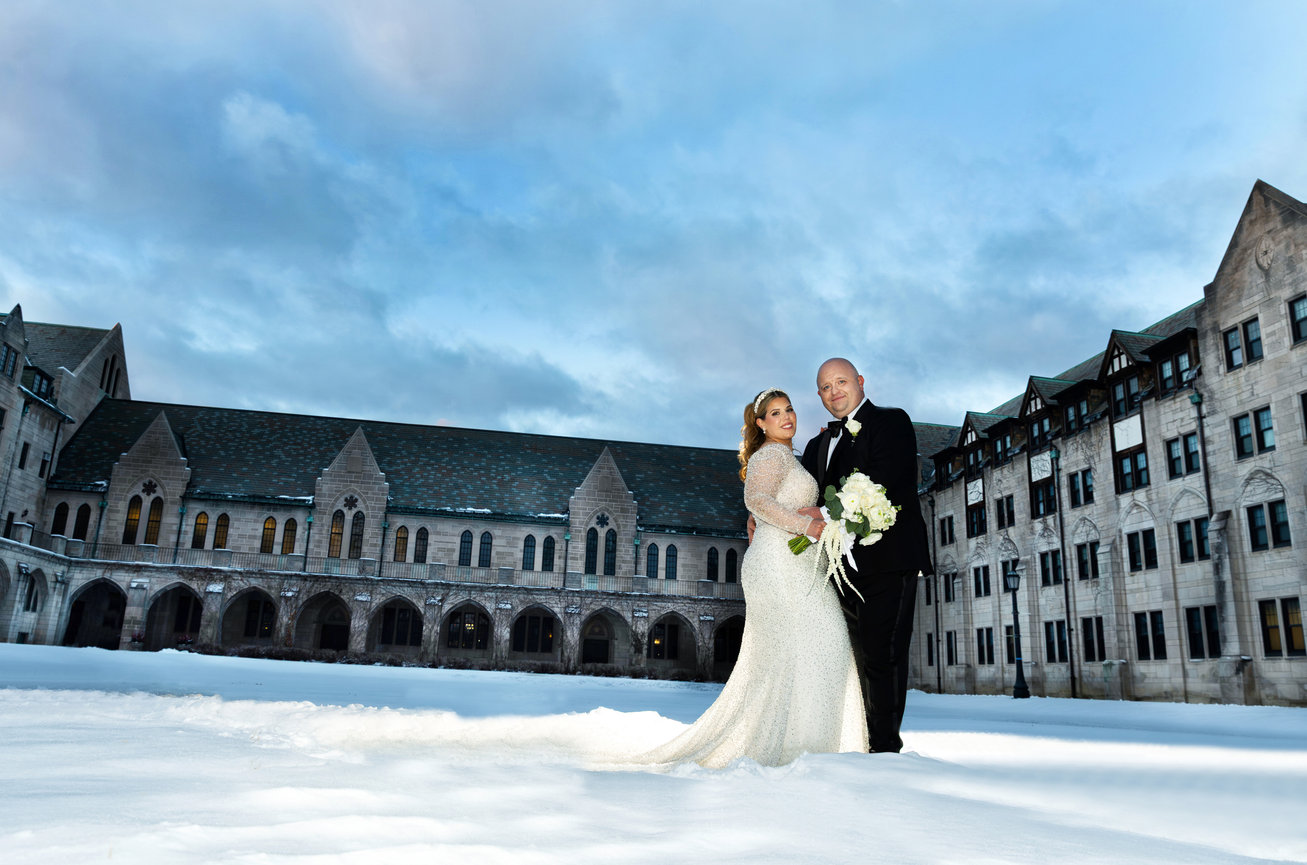 Winter Wedding in River Forest