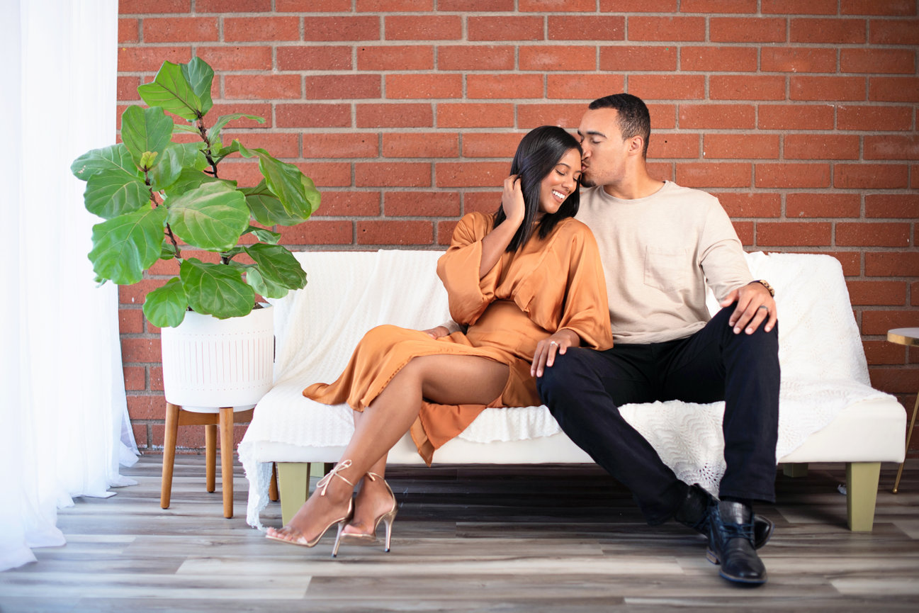 Beautiful family studio shoot in Palos Verdes, California