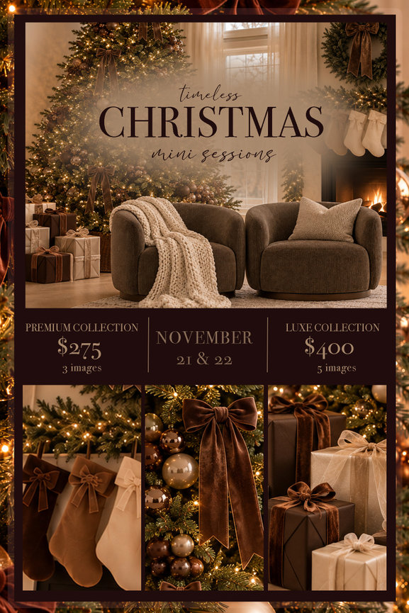 2026 Christmas Mini Sessions in Manasquan, NJ