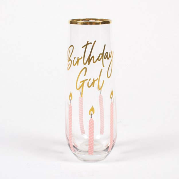 Birthday Girl Champagne Glass