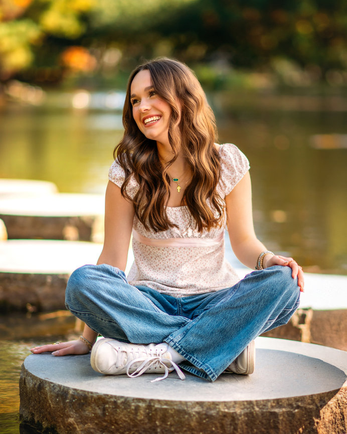 Maymont Park Senior Session with Gracie-Cosby High School Dancer in Richmond VA