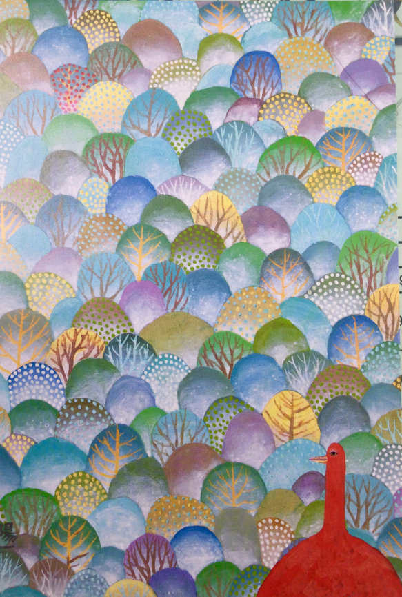 Izumi glass studio だより -自然からの色のプレゼント・サルスベリの花やヤブガラシの花の色- Gifts of Color from Nature