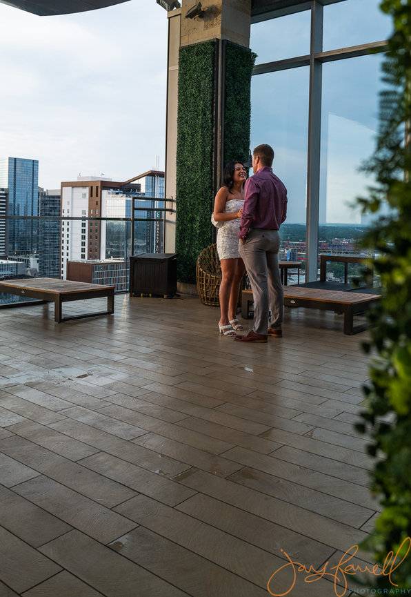 Proposal photography with weather concerns