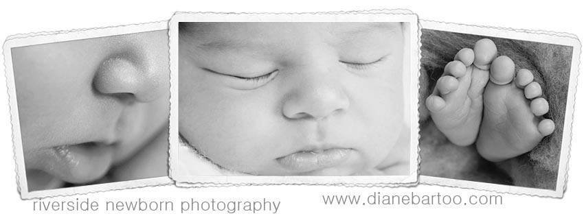 Riverside newborn photography