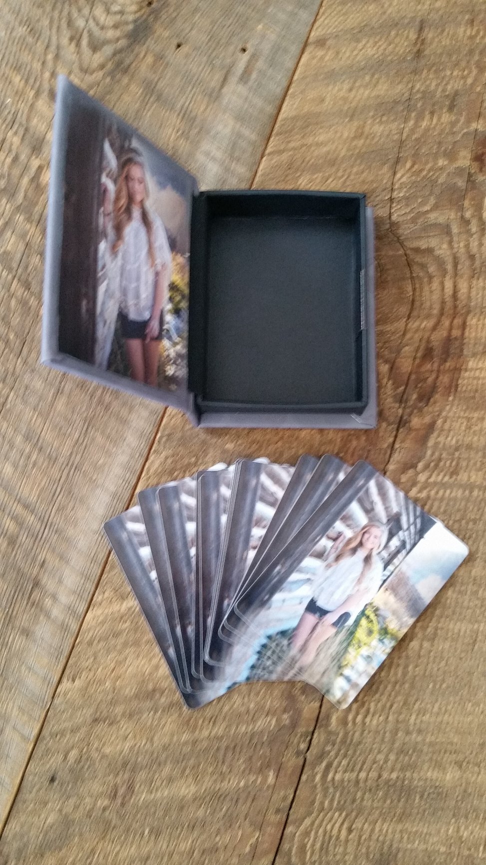 Senior Photography Wallet Box holds 50 wallets Beau Bella Photography