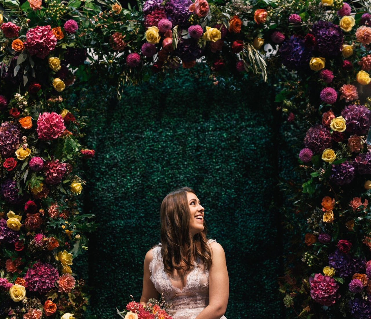 Flowers by Janie Booth at Bridal Expo