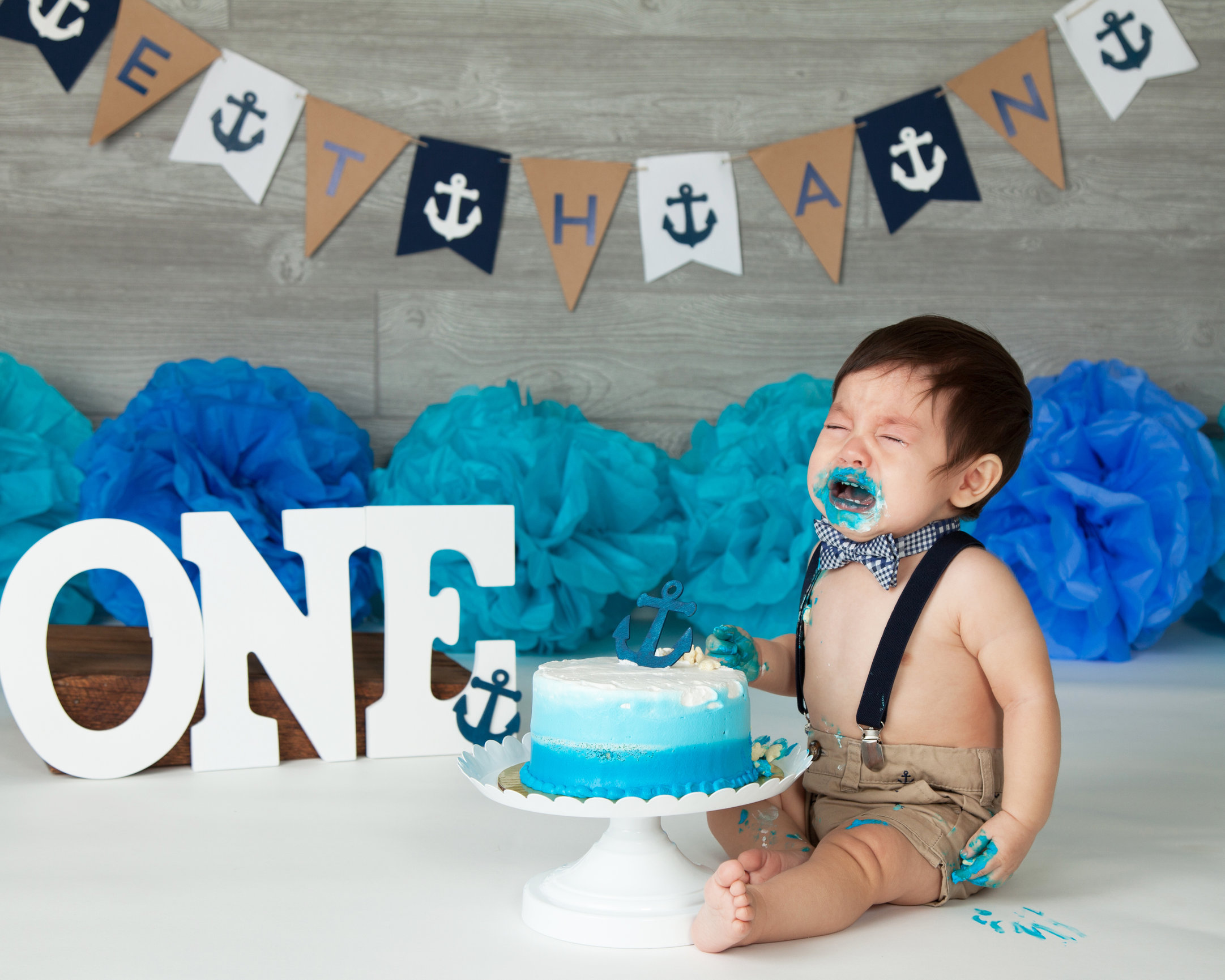One Year Old Birthday Cake For Boy  bakehoneycom