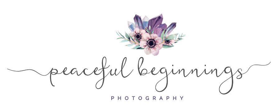 Peaceful Beginnings Photography Logo