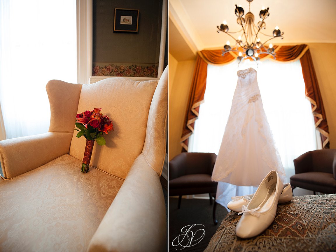 wedding flower photo, Wedding at The Stockade Inn, Schenectady Wedding Photographer, wedding dress details, wedding dress photo
