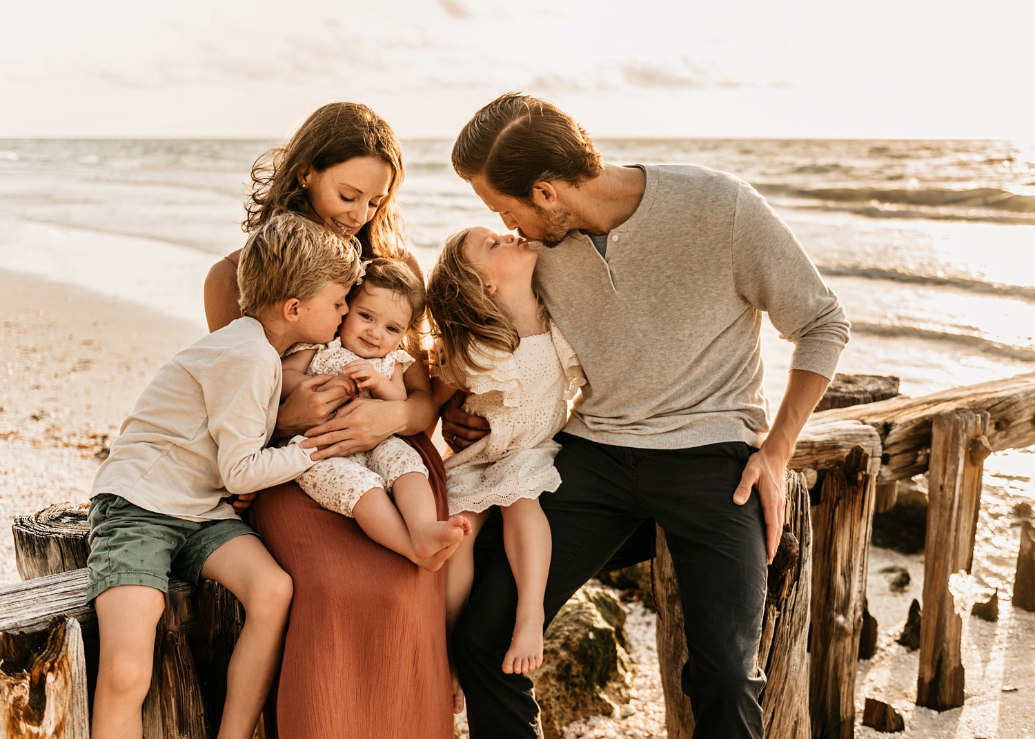 beach session for a family, Naples, Florida, Naples Beach, Rya Duncklee