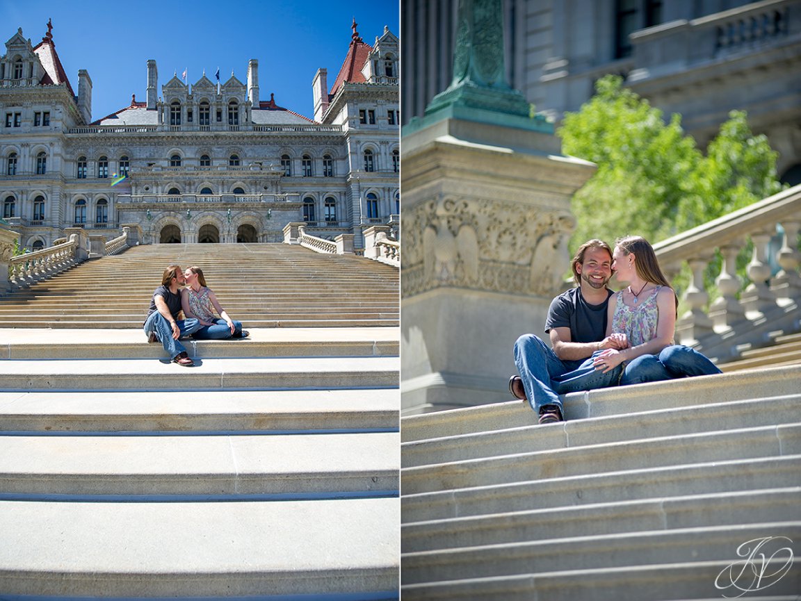 nys capital building engagement photo, Albany NY engagement Photographer, Albany NY engagement Photographer, Albany NY Portrait Photographer, downtown albany Engagement Session albany ny