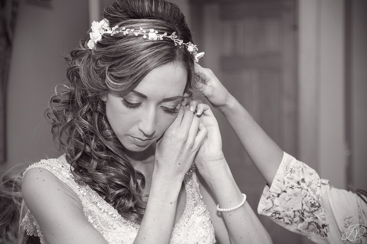 details of bride getting ready lake placid wedding