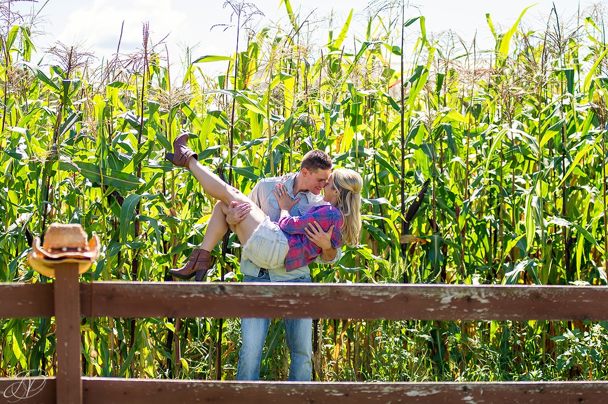 country engagement photo session
