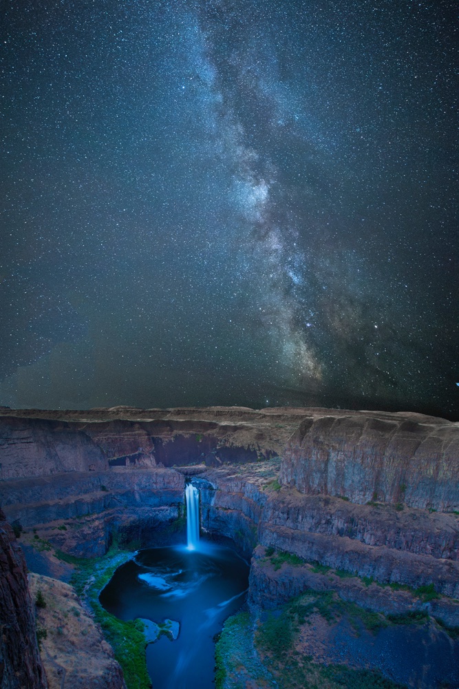 Palouse Falls At Night - Jim Zuckerman Photography & Photo Tours