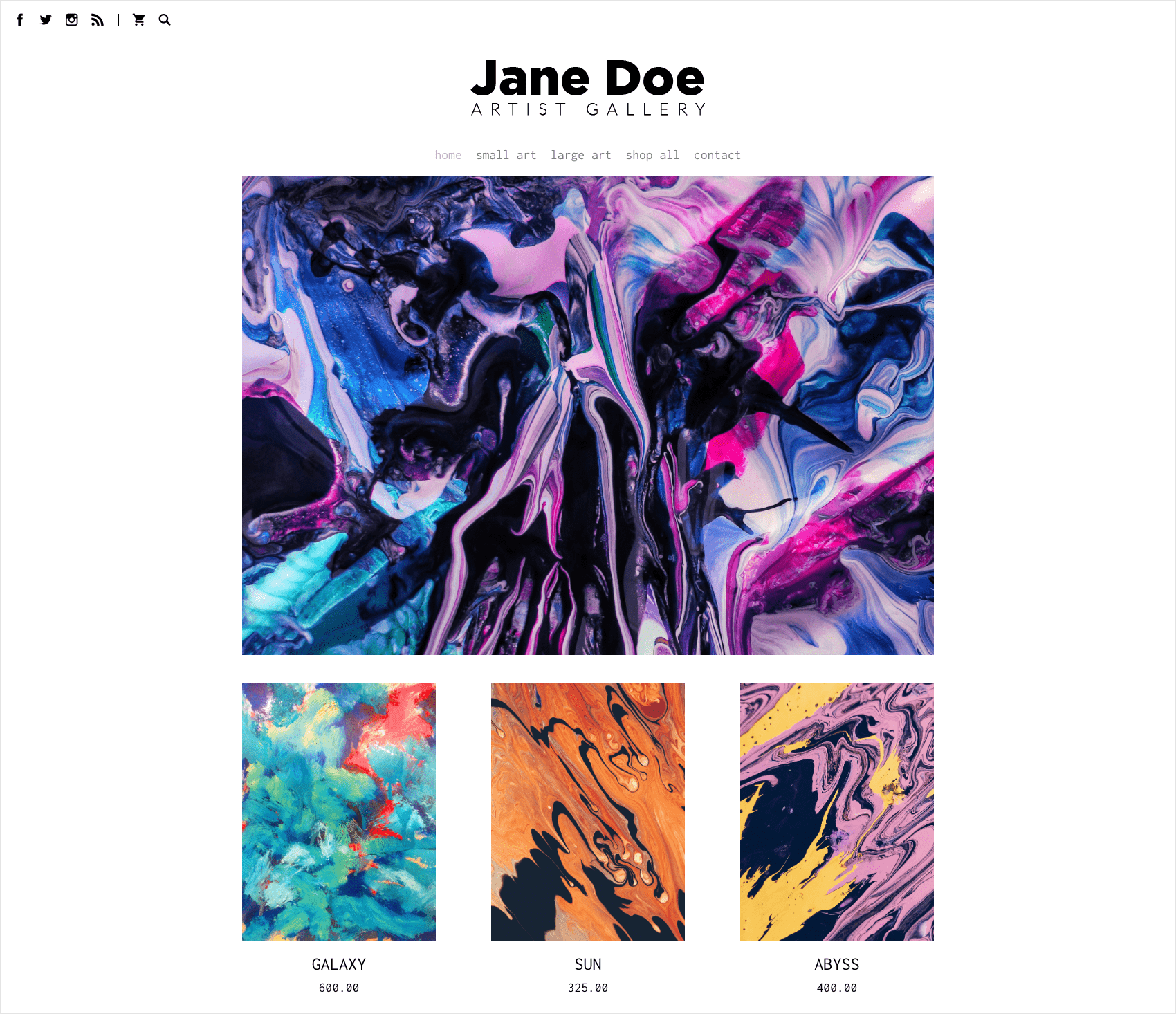 How to Make an Artist Gallery site With Growth Hub