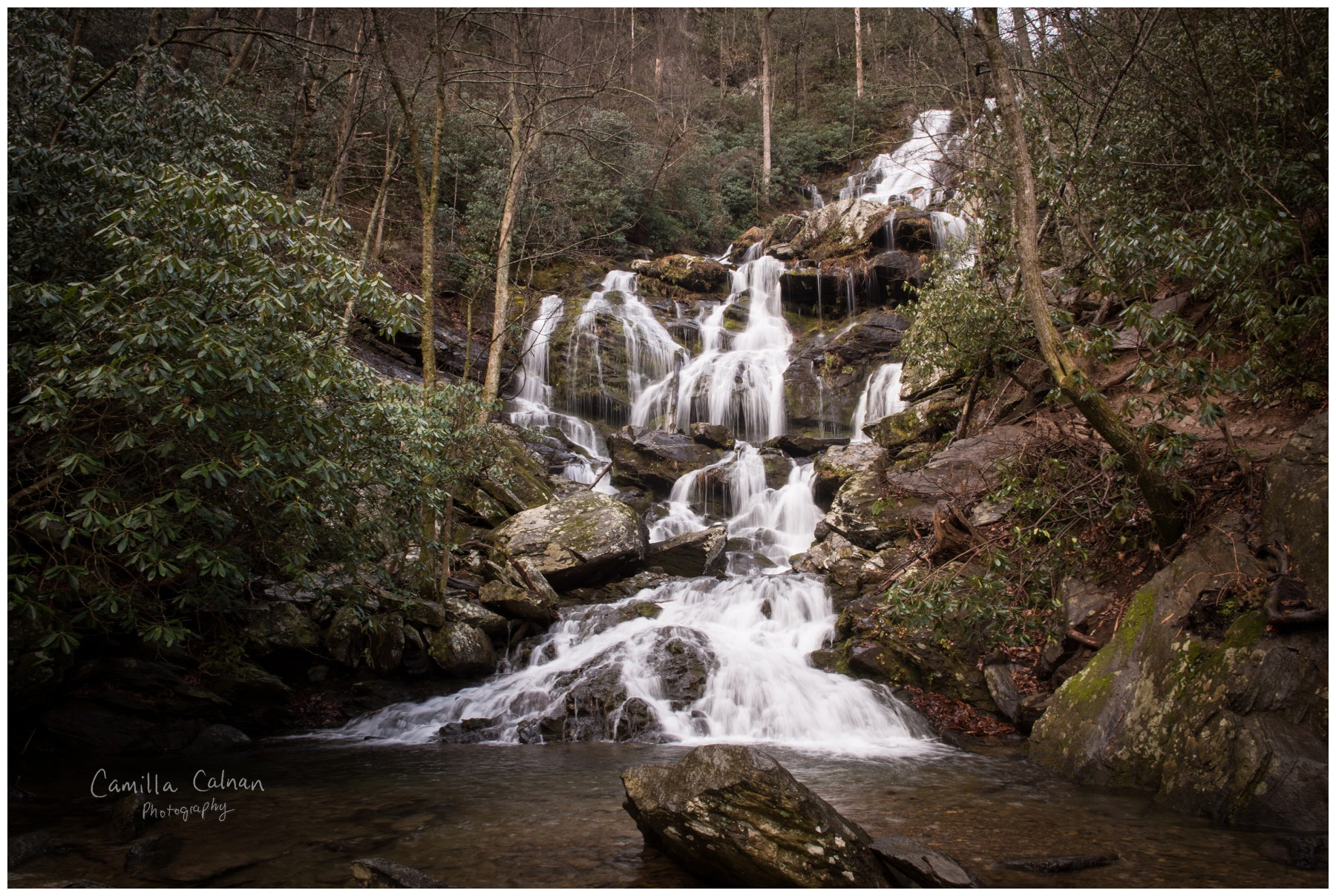 Catawba Falls near Old Fort, NC Camilla Calnan Photography Asheville North Carolina