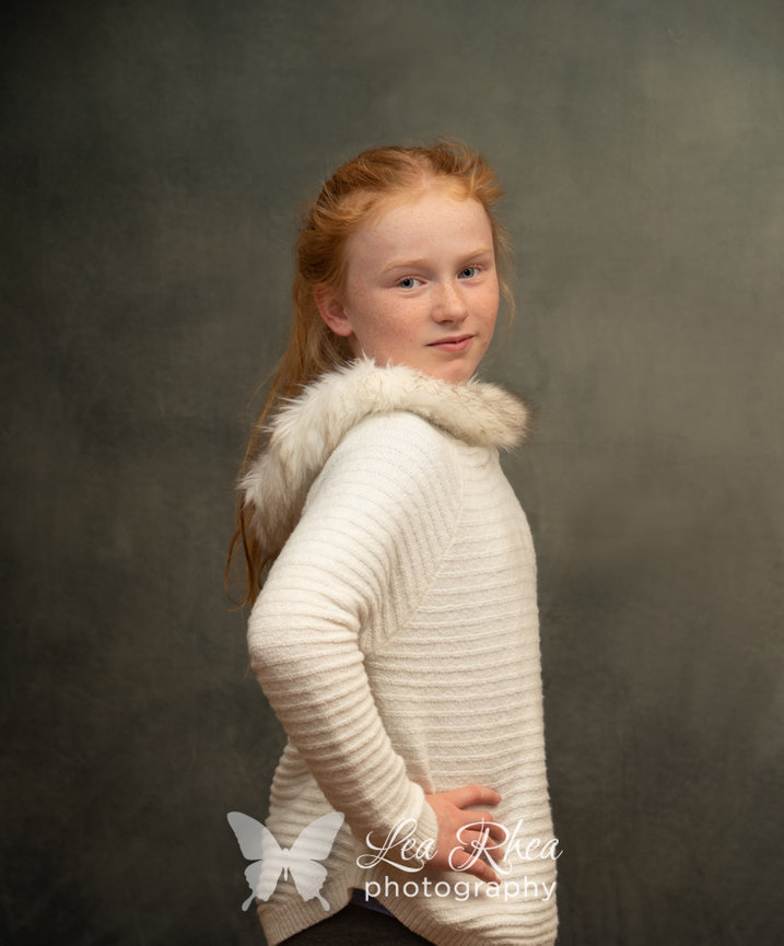 Tween photo session in studio