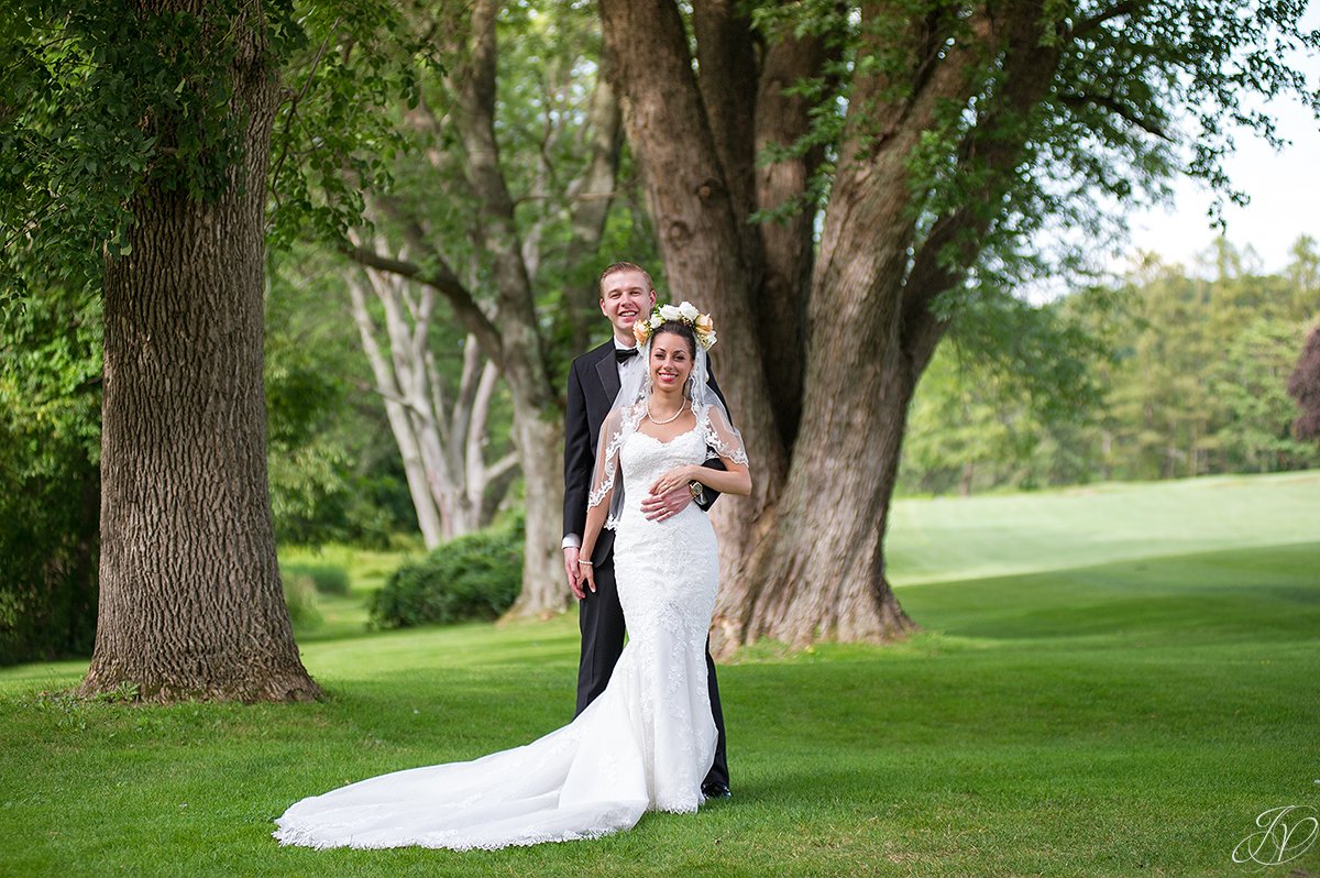 bride and groom classic normanside country club