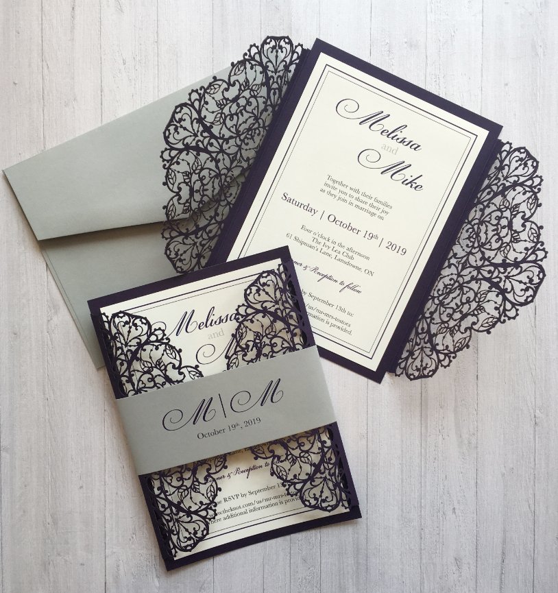 Beautiful Wedding Invitations in Belleville Exclusive Invites