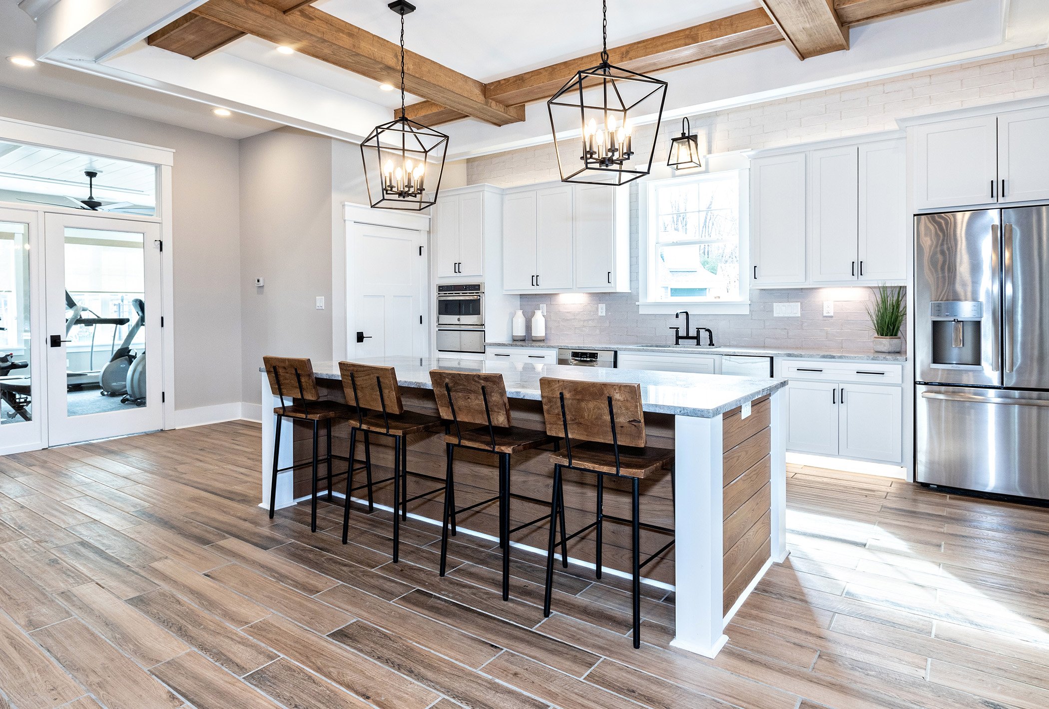 Kitchen Showroom: Modern Farmhouse with a Rustic Twist - Sawhill