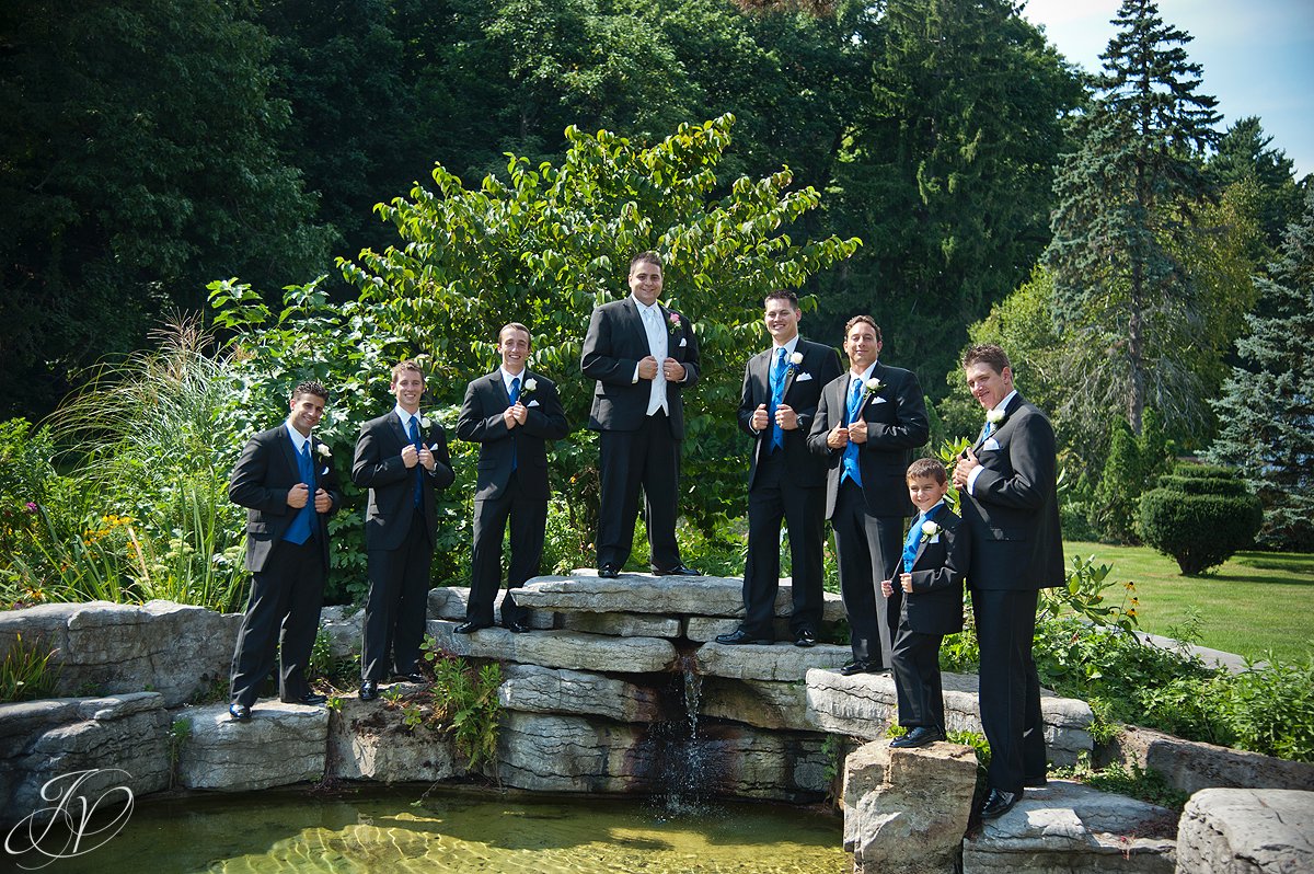 groomsman photo, schenectady rose garden, Schenectady Wedding Photographer, Waters Edge Lighthouse