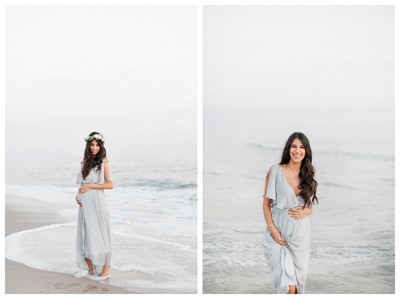 beach maternity photography in los angeles santa monica Newborn
