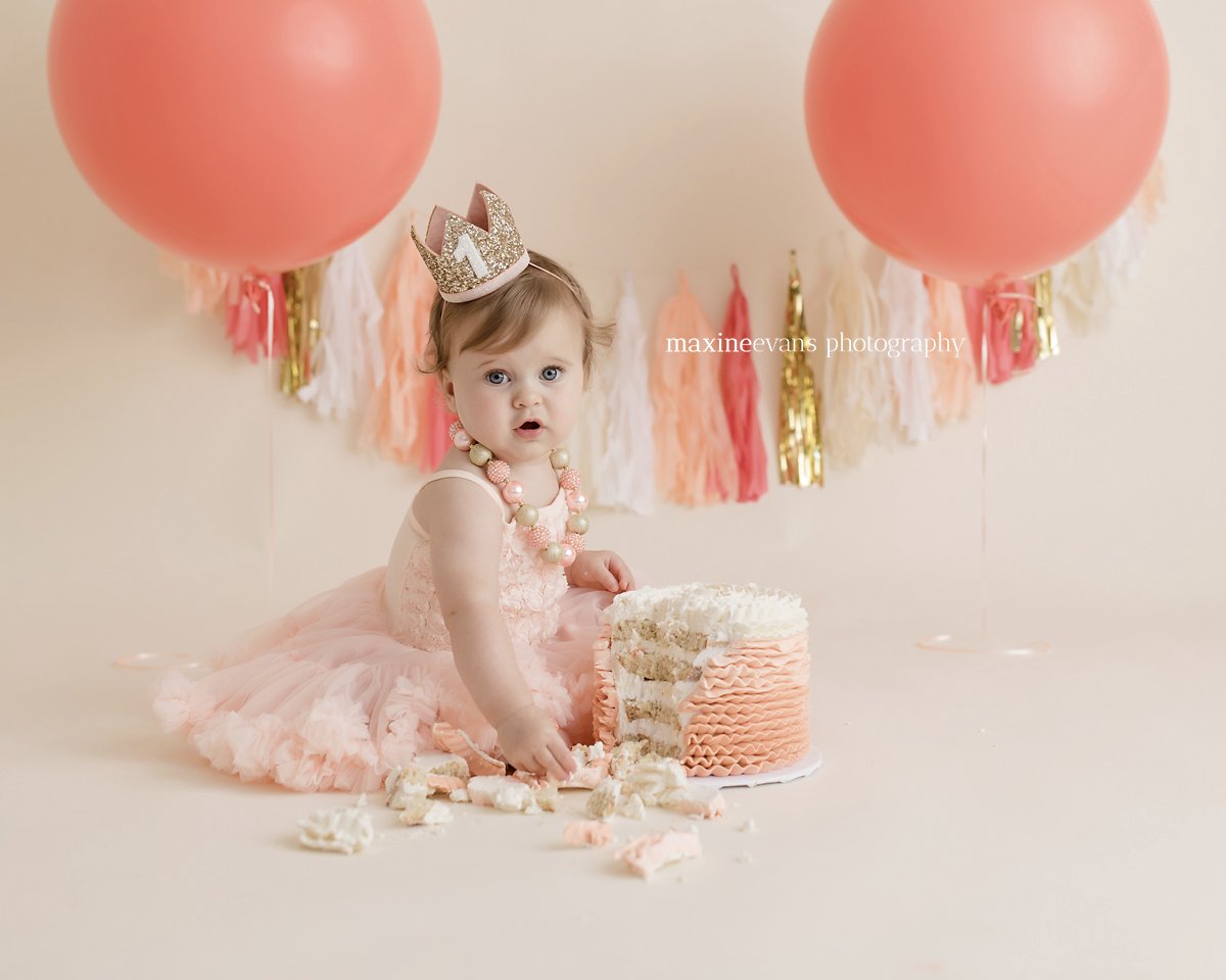Smash Cake Photography Los Angeles Baby H