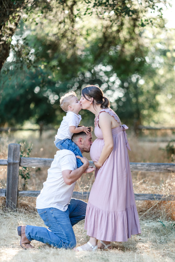 Maternity  portraits during Sunset in Sebastopol,  Sonoma County Ca, taken by Sheila Johnson of Studio J Photography
