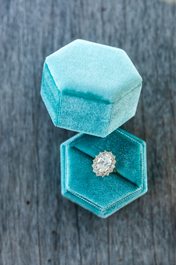 Engagement Ring during a photoshoot with Sheila Johnson Studio J Photography
