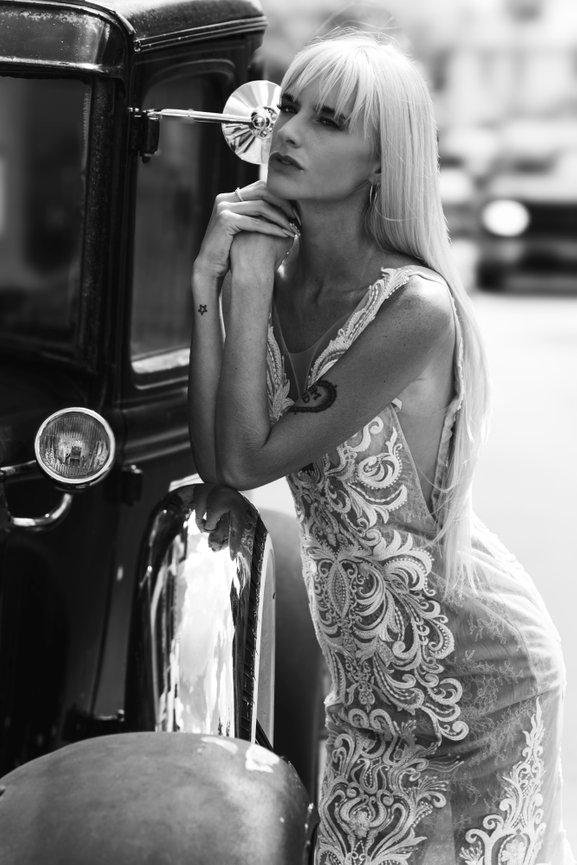 Vintage Old Hollywood Glamour - Casa Monica Hotel - St. Augustine Bridal Portraits