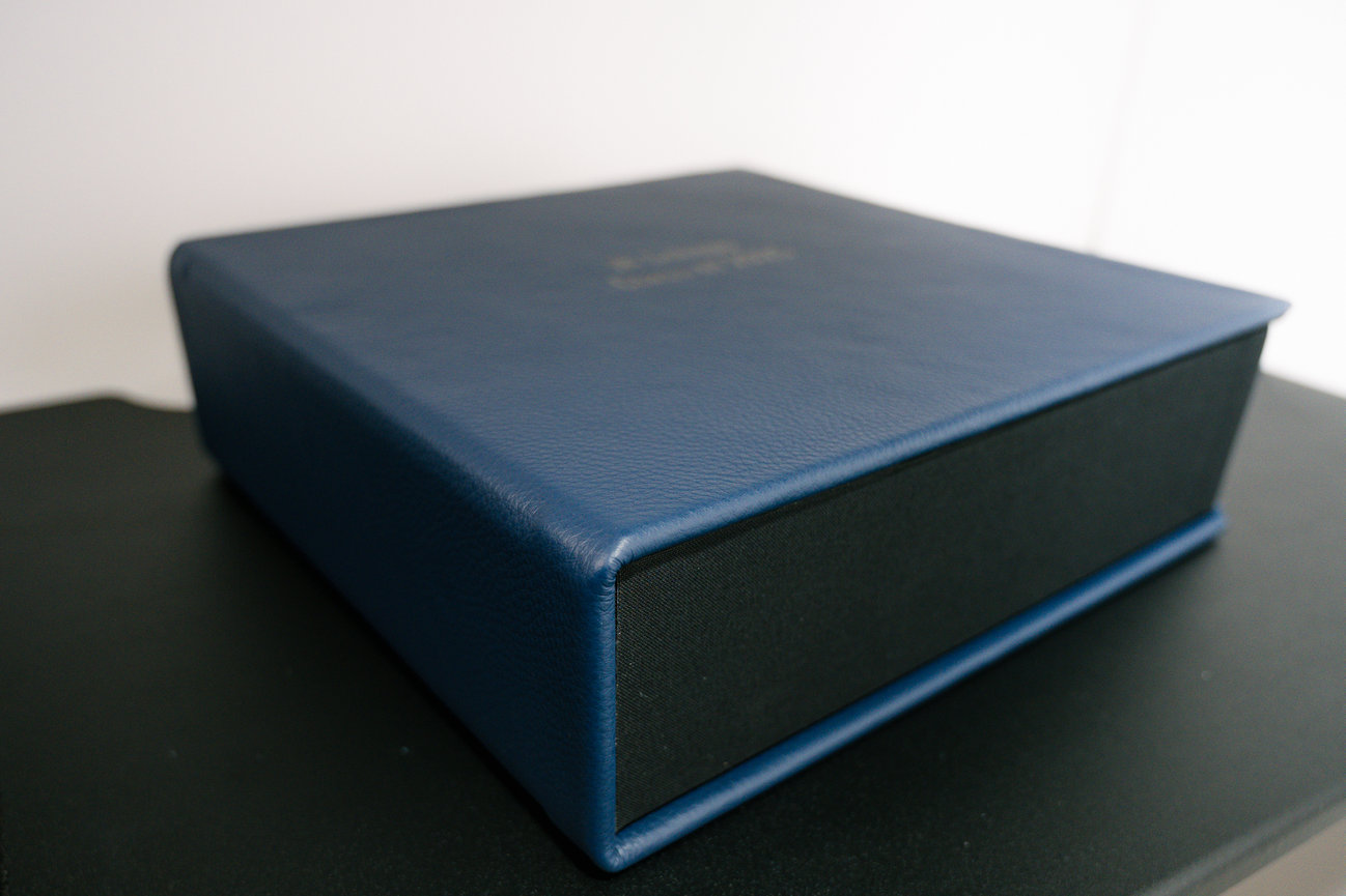 keepsake box for senior guy photo album