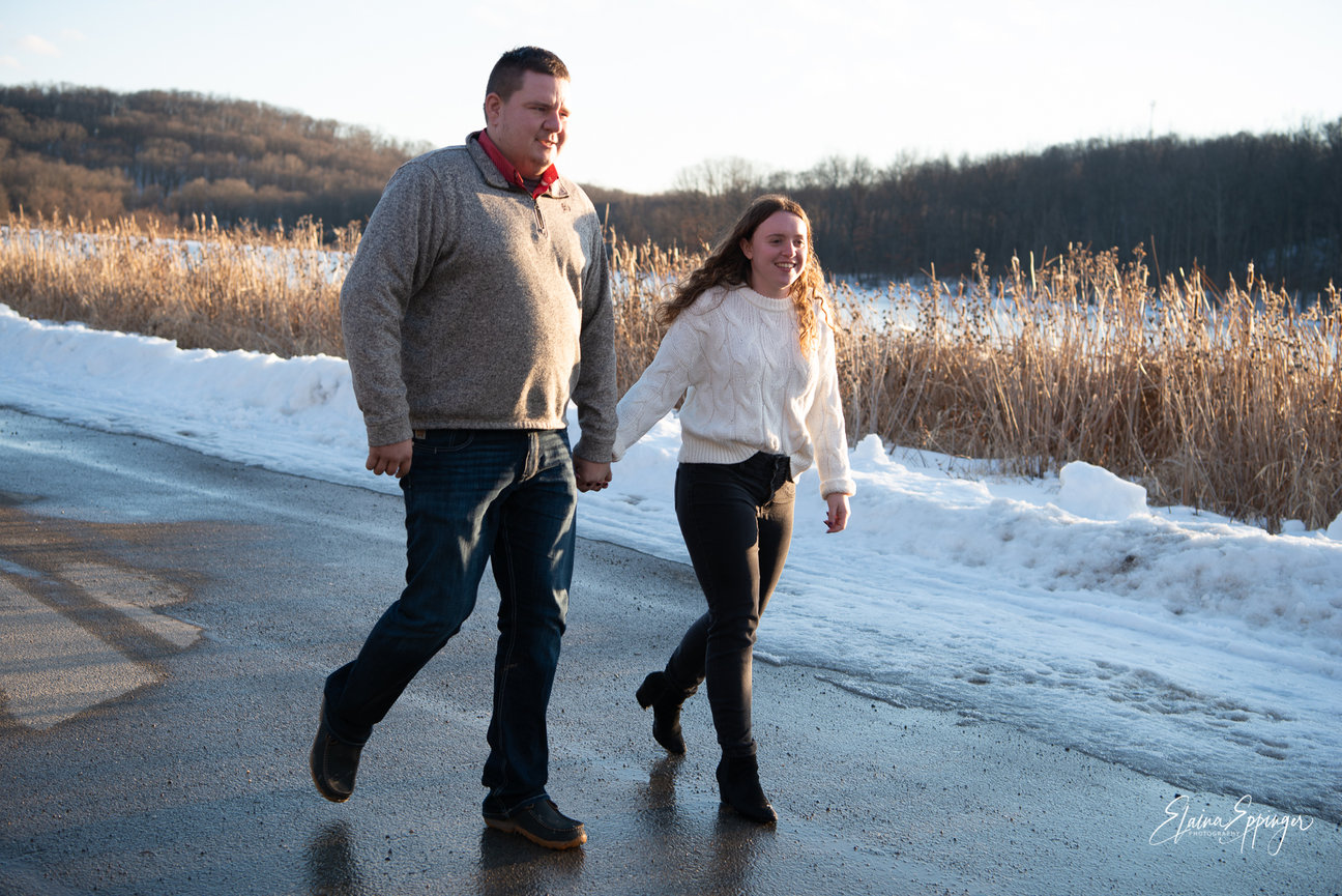 Tyler & CheyAnn Engagement: Moraine State Park: Butler, PA - Elaina